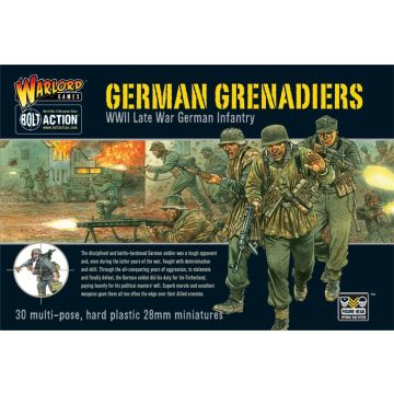 Набір мініатюр Warlord Games Bolt Action: German Grenadiers plastic box set
