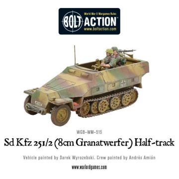 Мініатюра Warlord Games Bolt Action: Sd.Kfz 251/2 Ausf D (8cm Granatwerfer) Half Track