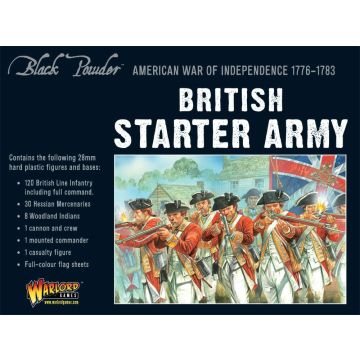 Набір мініатюр Warlord Games Black Powder: American War of Independence: British Army Starter Set