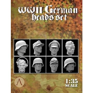 Набір додактових елементів 1/35 Scale 75: Warfront: WWII German Heads Set