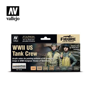 Набір акрилових фарб Vallejo: Model Color: WWII US Tank Crew