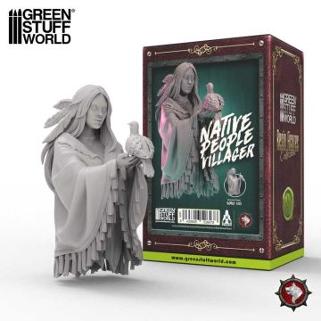 Мініатюра 1/10 Green Stuff World: WWTavern Figures - Native People Villager
