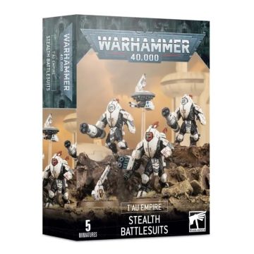 Набір мініатюр Warhammer 40000 T’au Empire: XV25 Stealth Battlesuits